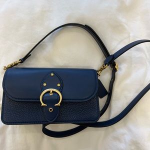 Blue coach crossbody bag